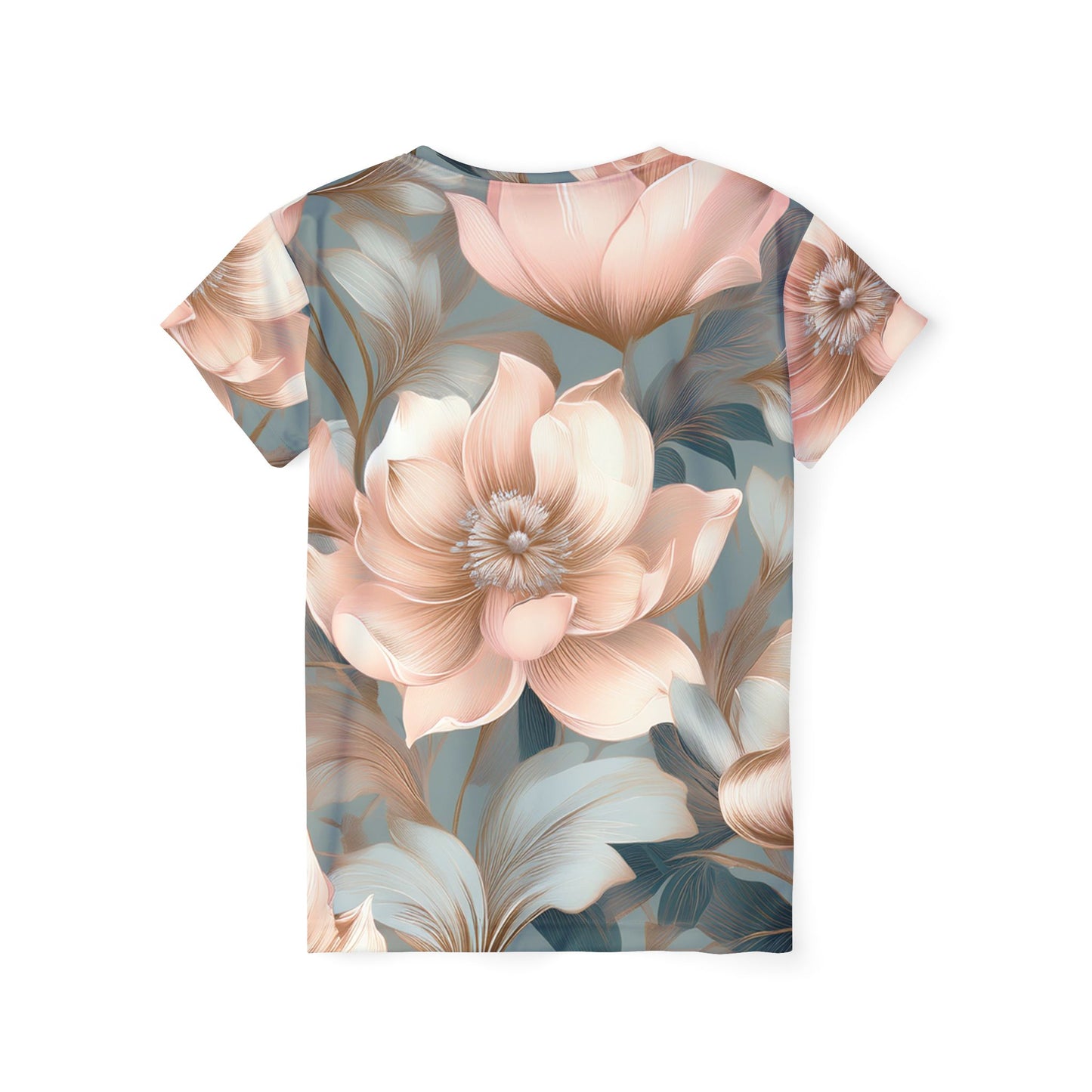 Women Poly Shirt with Floral Print F312