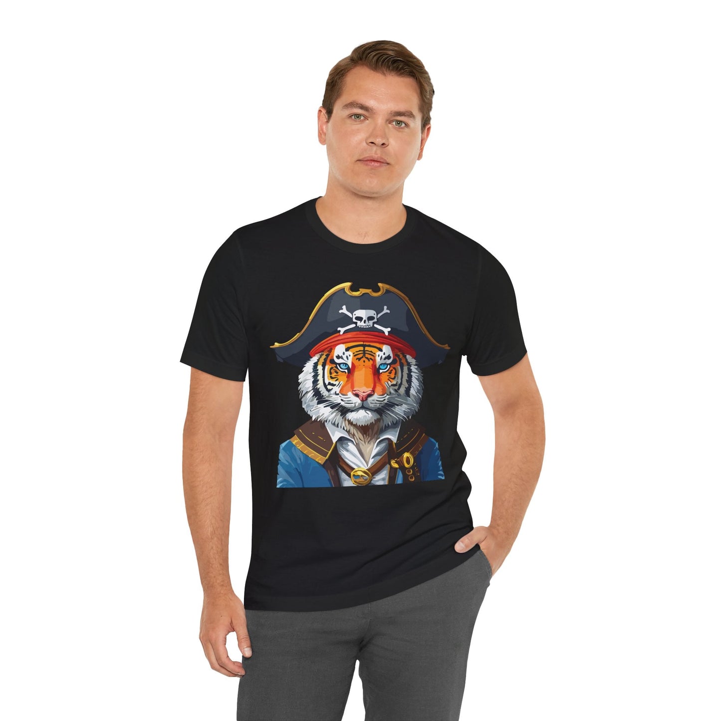 Unisex Animal Tee Shirt With Art Design Wild Animals Shirt Gildan Softstyle 64000