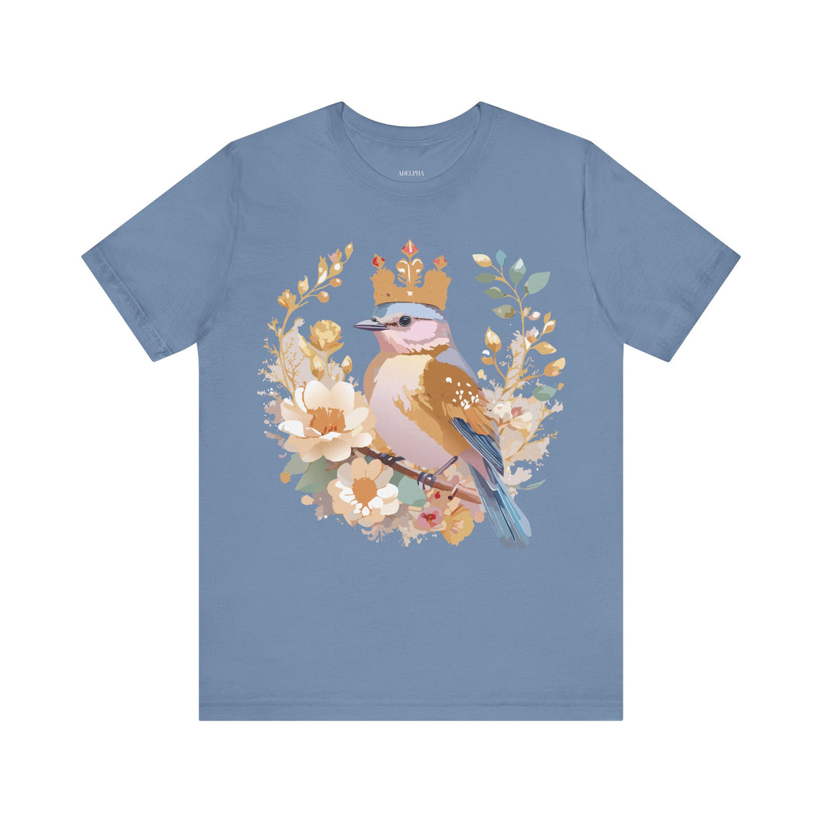 Medallion Graphic Unisex Cotton Bella+Canvas Tee with Art Design d79