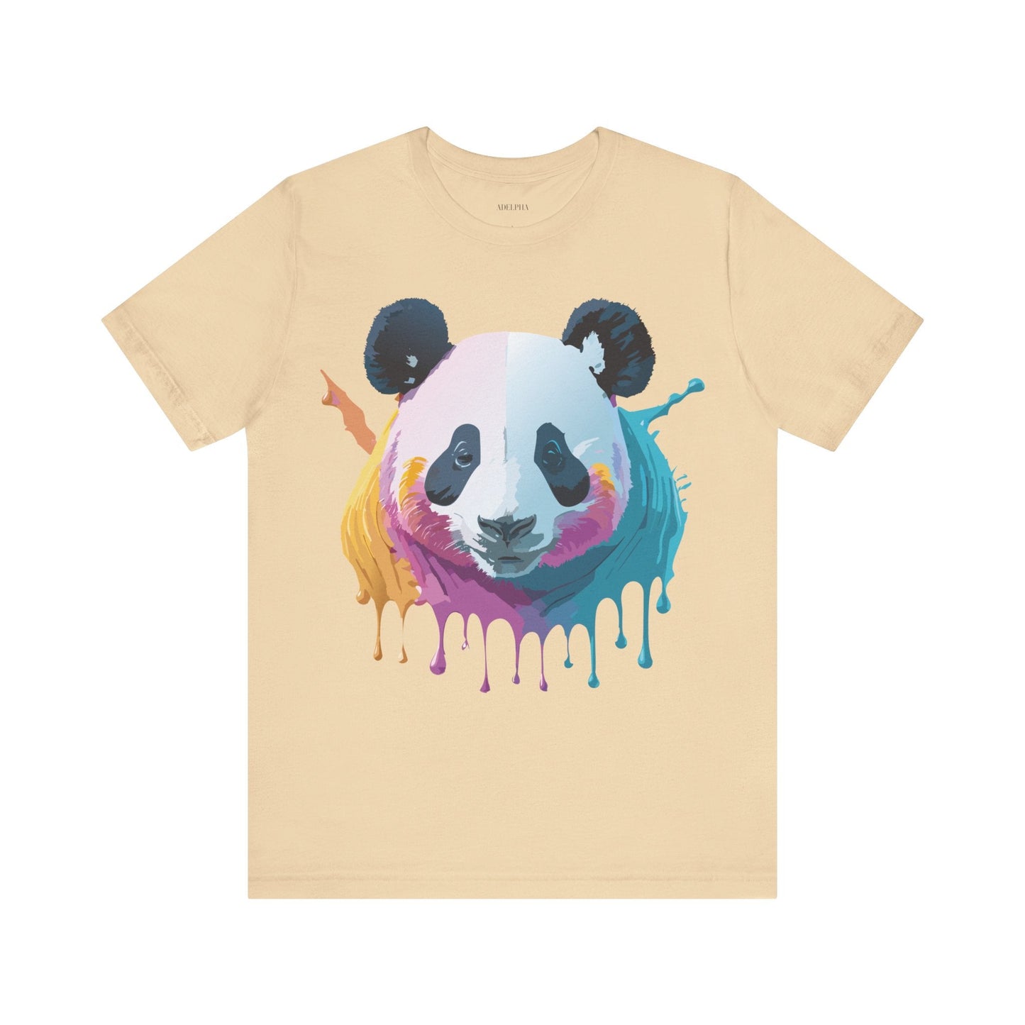 Panda Shirt Unisex Graphic Tee Vintage Inspired Artwork By Adelpha Jersey Short Sleeve