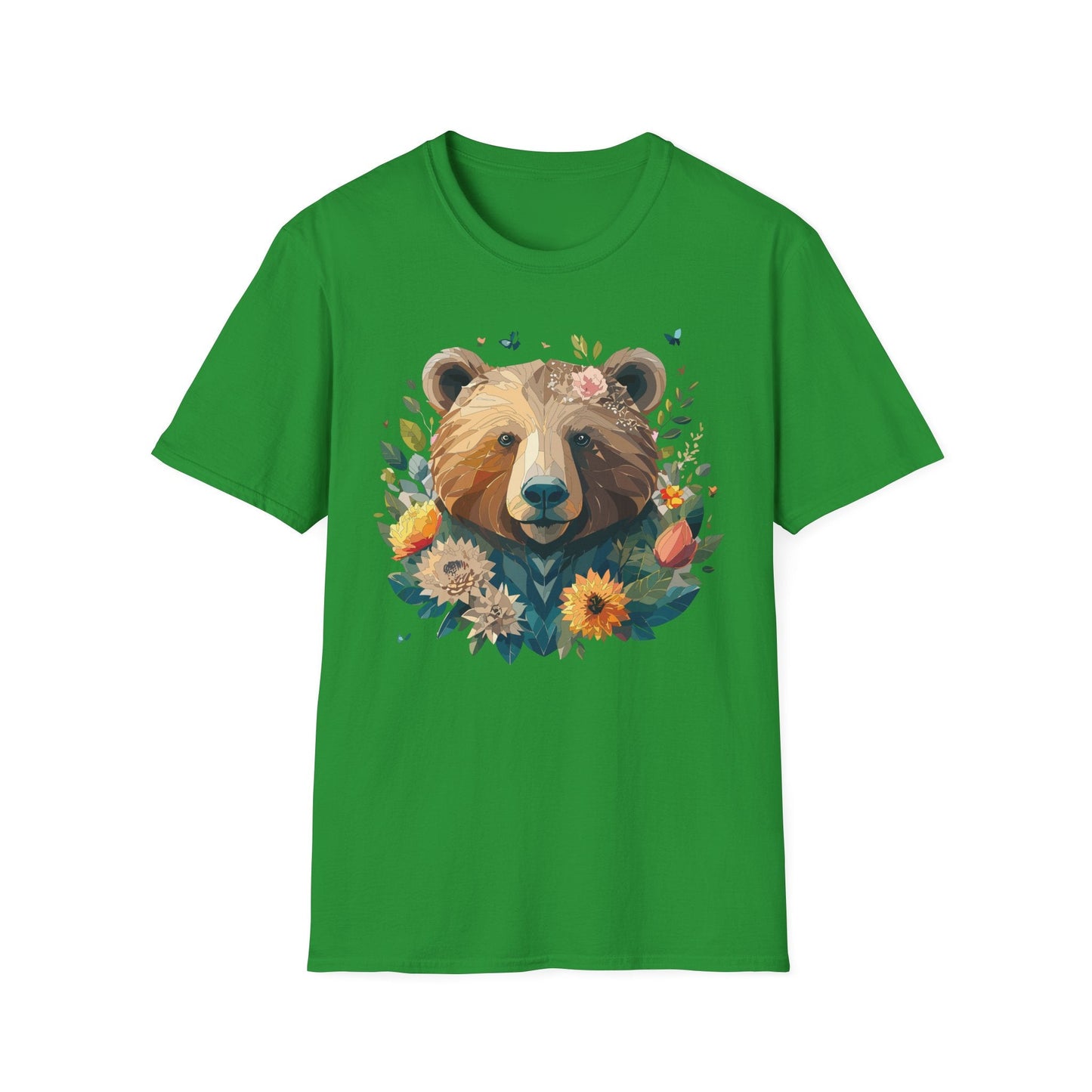 Bear T Shirt Unisex Teddy Bear Tee Gildan Softstyle 64000 100 Percent Ring Spun Cotton