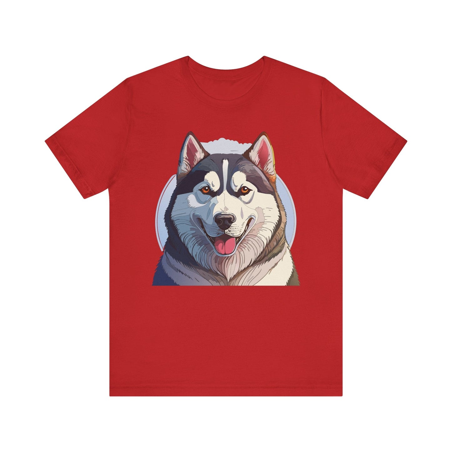 Unisex Animal Shirt Art Design Tee With Wild Animals Graphic Print Short Sleeve Style