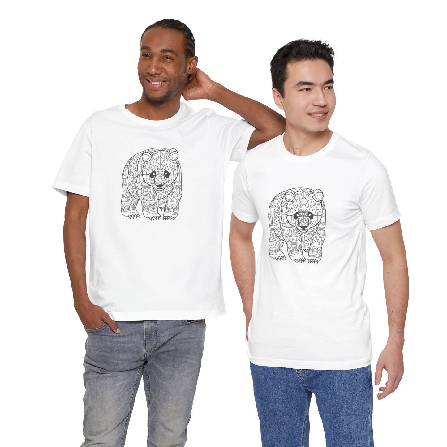 Unisex Tee Shirt with animals Print