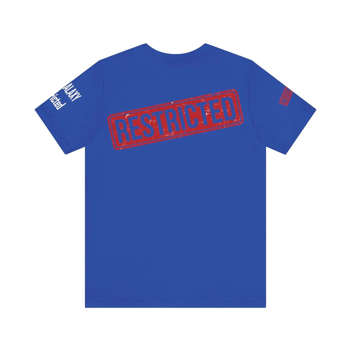 Bad Galaxy Tee Shirt With Red Stamp Made To Order Lightweight 100 Percent Cotton Free Shipping
