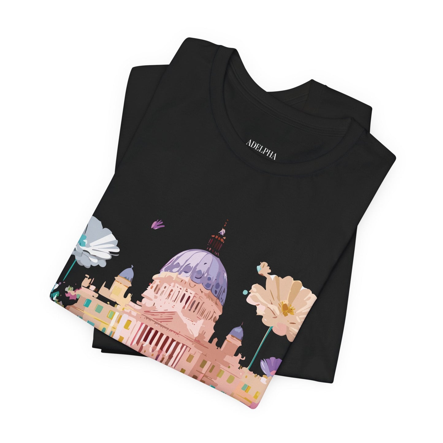 Madrid Tourist Shirt Graphic Tee Unisex Vintage Inspired Art Design Adelpha Brand