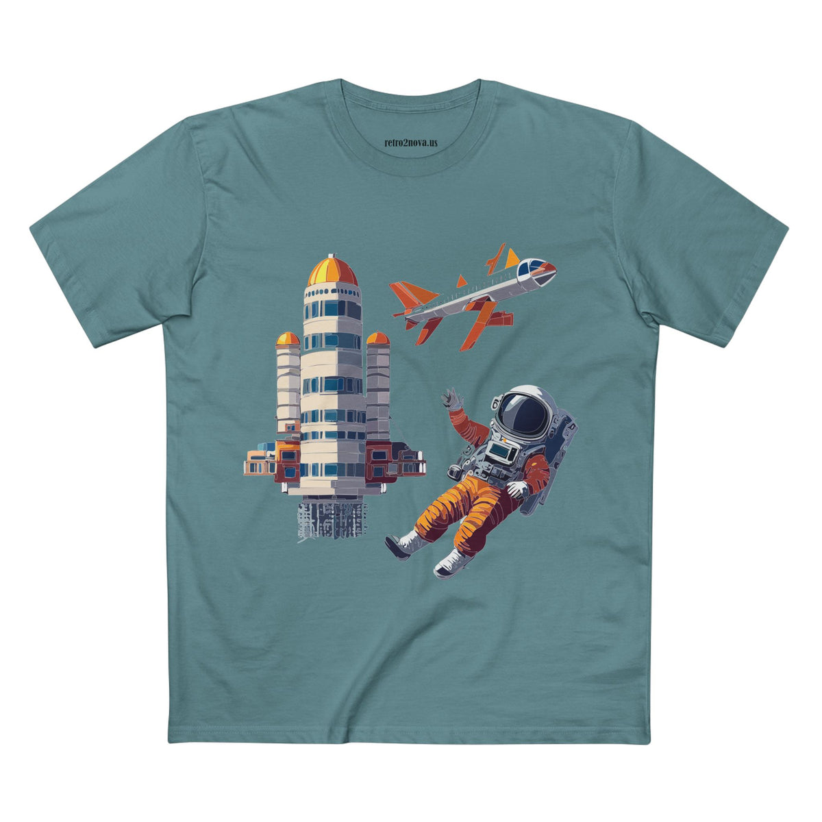 Cosmos Astronaut Graphic Tee Staple Unisex 100 Cotton Tee Shirt - CS-17