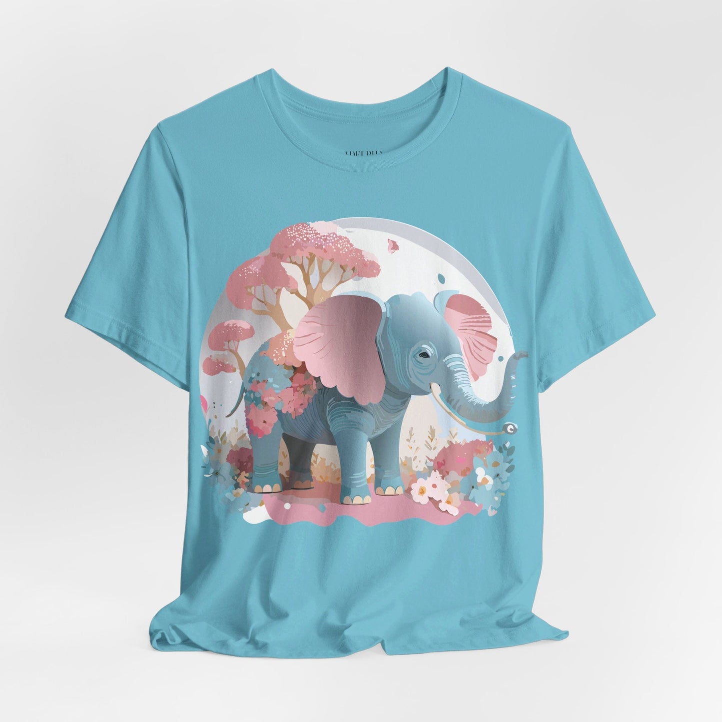Elephant Graphic Unisex 100 Cotton Jersey Vintage Art Design Tee 17