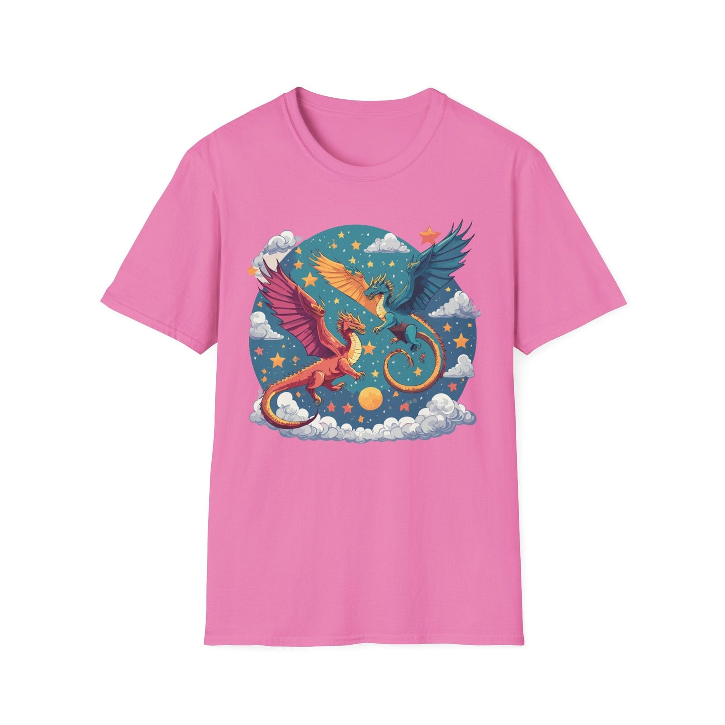 Dragon Graphic Unisex 100 Cotton Tee with Animal Artwork Design 18