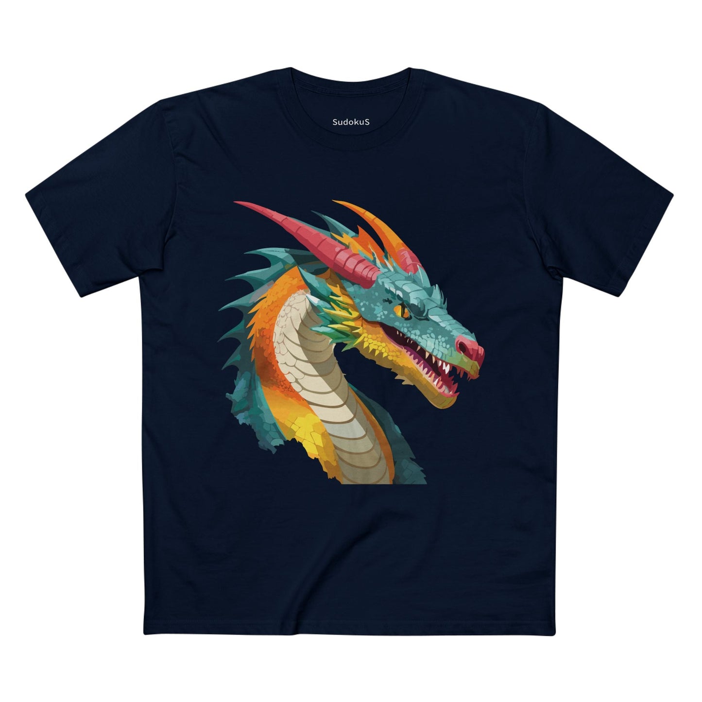 Dragon Graphic Unisex 100 Cotton Staple Tee 11