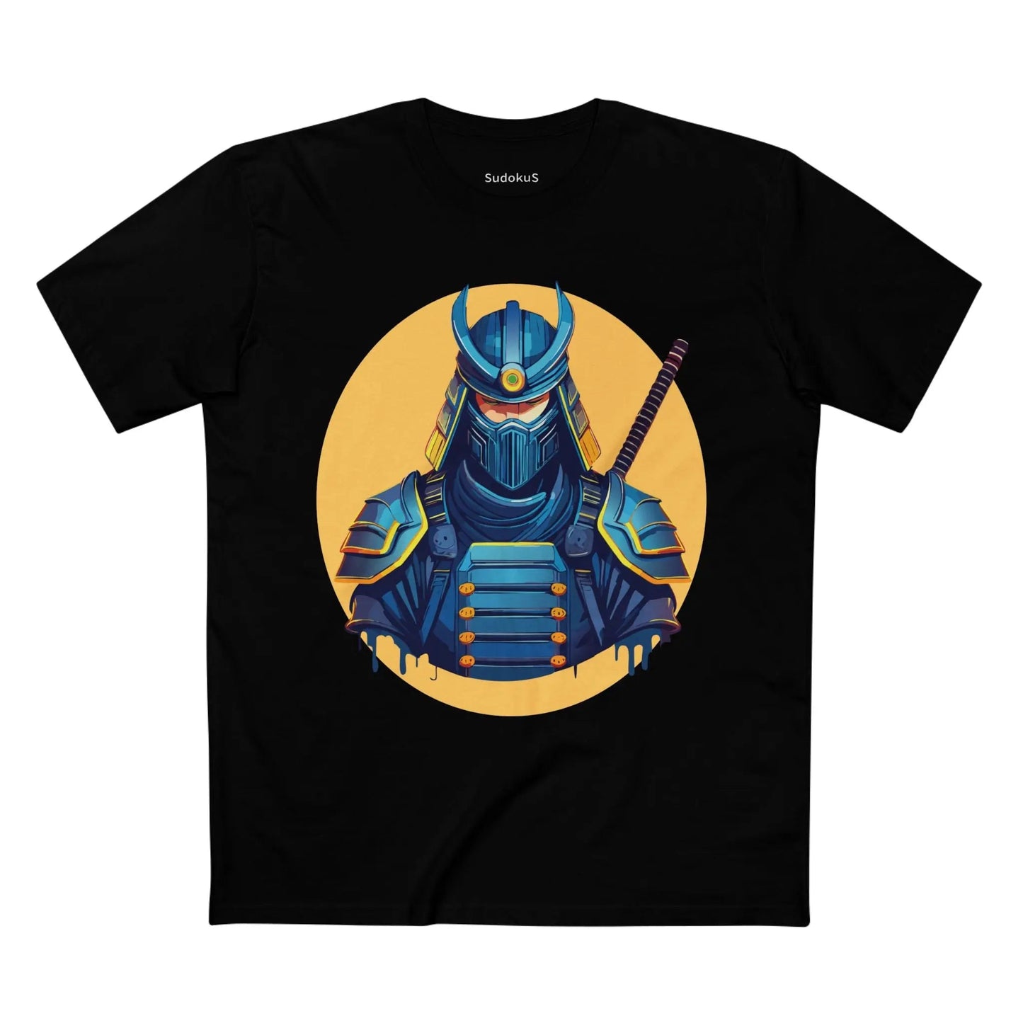 Samurai Graphic Unisex 100 Cotton Staple Tee 11