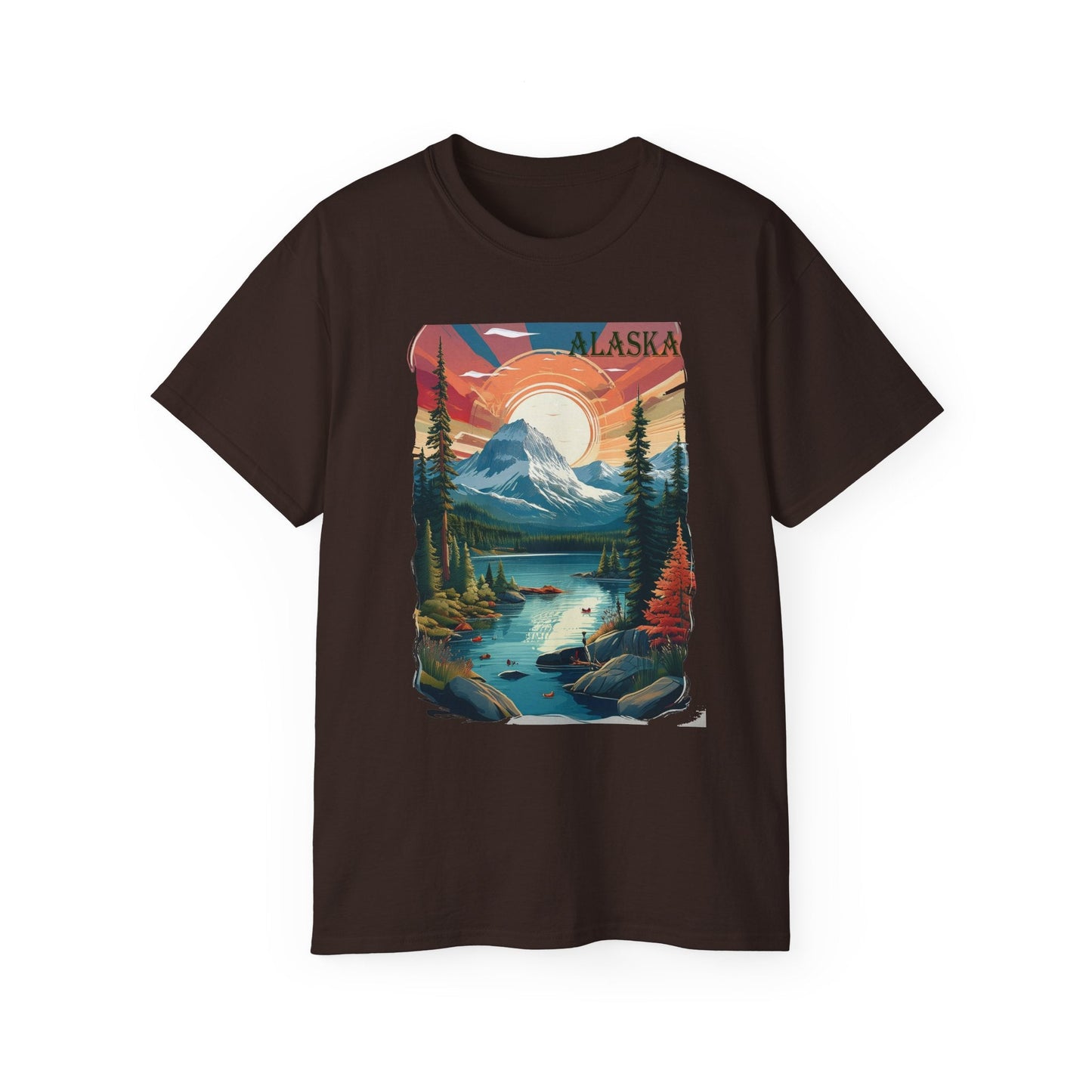 Alaska Graphic Unisex Cotton T‑Shirt 4