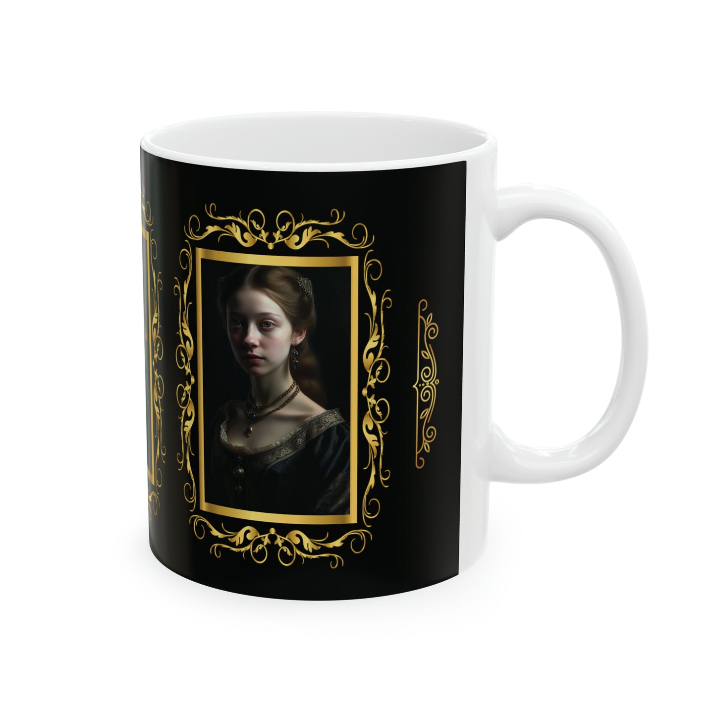 Coffee & Tea Mug with Antique Portraits