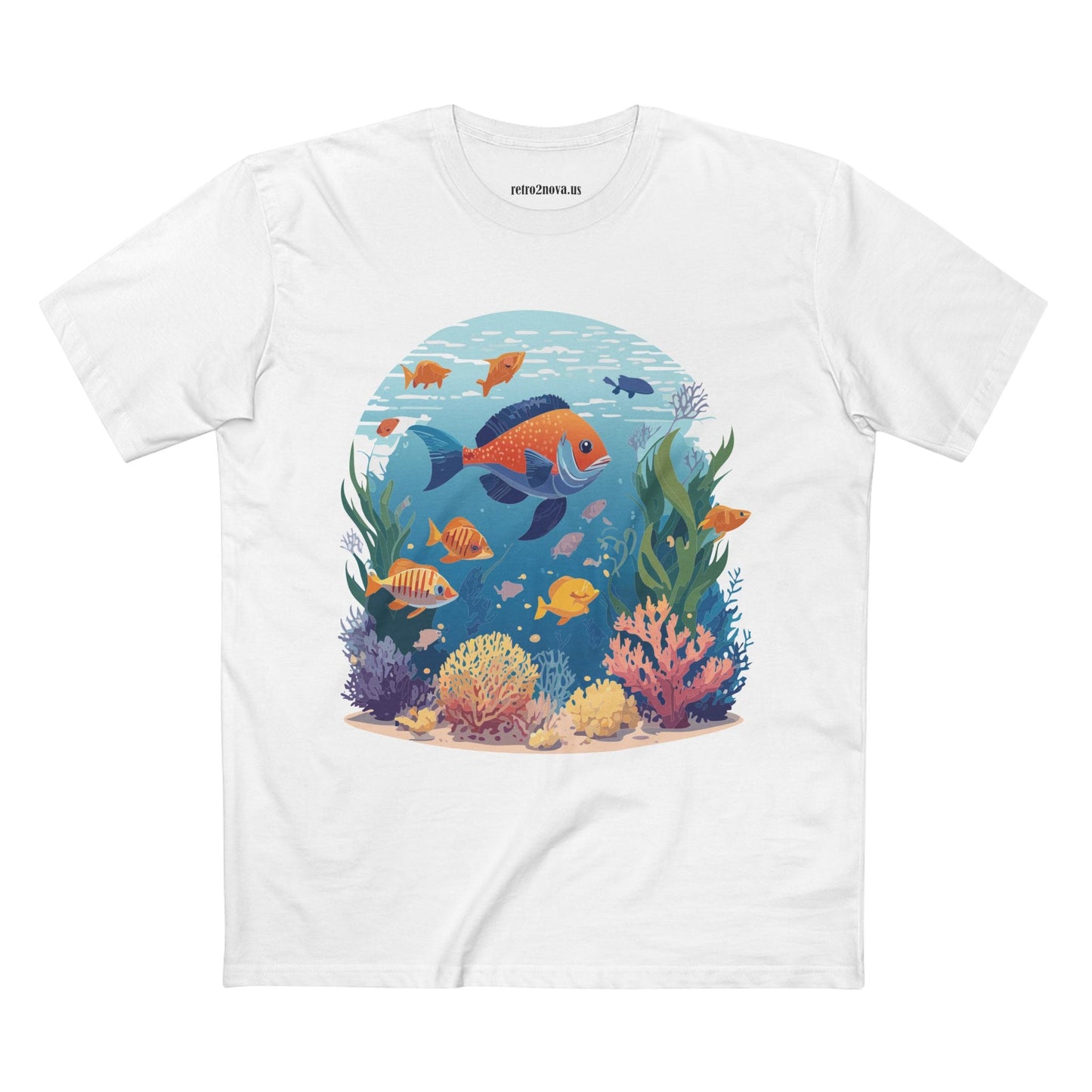 Ocean Shirt Ocean Pacific OP16 Unisex Premium Cotton Tee With Original Art Design