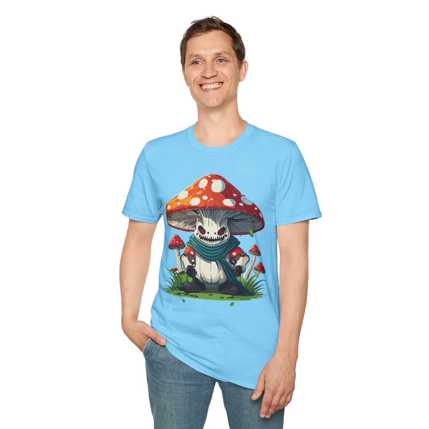 Unisex Mashroom T Shirt Funny Fungus Inspired Design Gildan Softstyle 64000 Tee Shirt