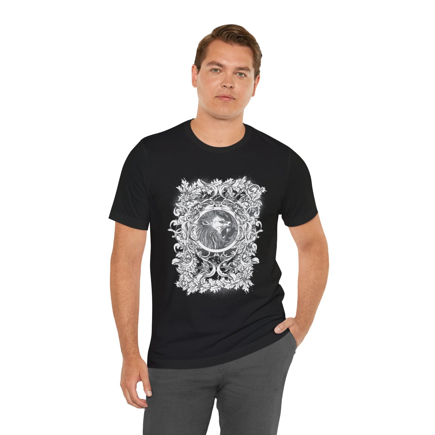Gothic Illustration Graphic Unisex Cotton T-Shirt r18