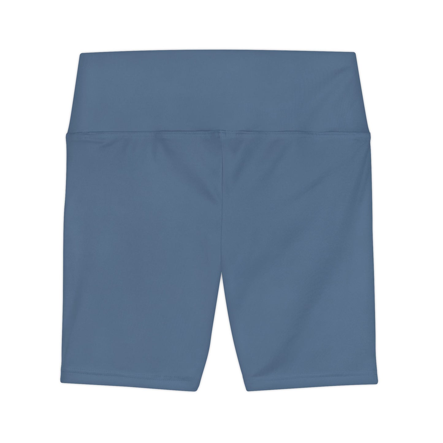 Eastern Blue Women's Workout Shorts — Solid High-Waist Biker Shorts for Exercise & Everyday Wear