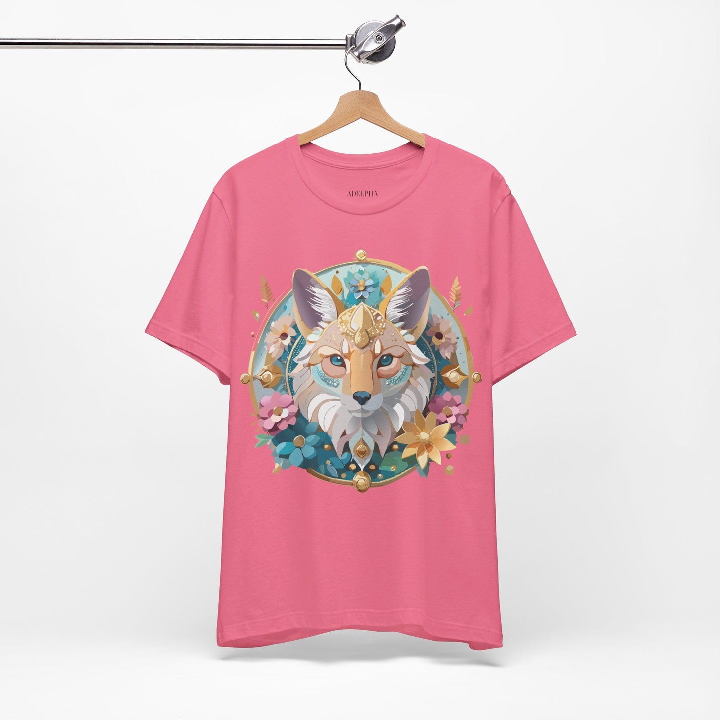 Medallion Graphic Unisex 100 Cotton Vintage Animal Medal Artwork Tee 86
