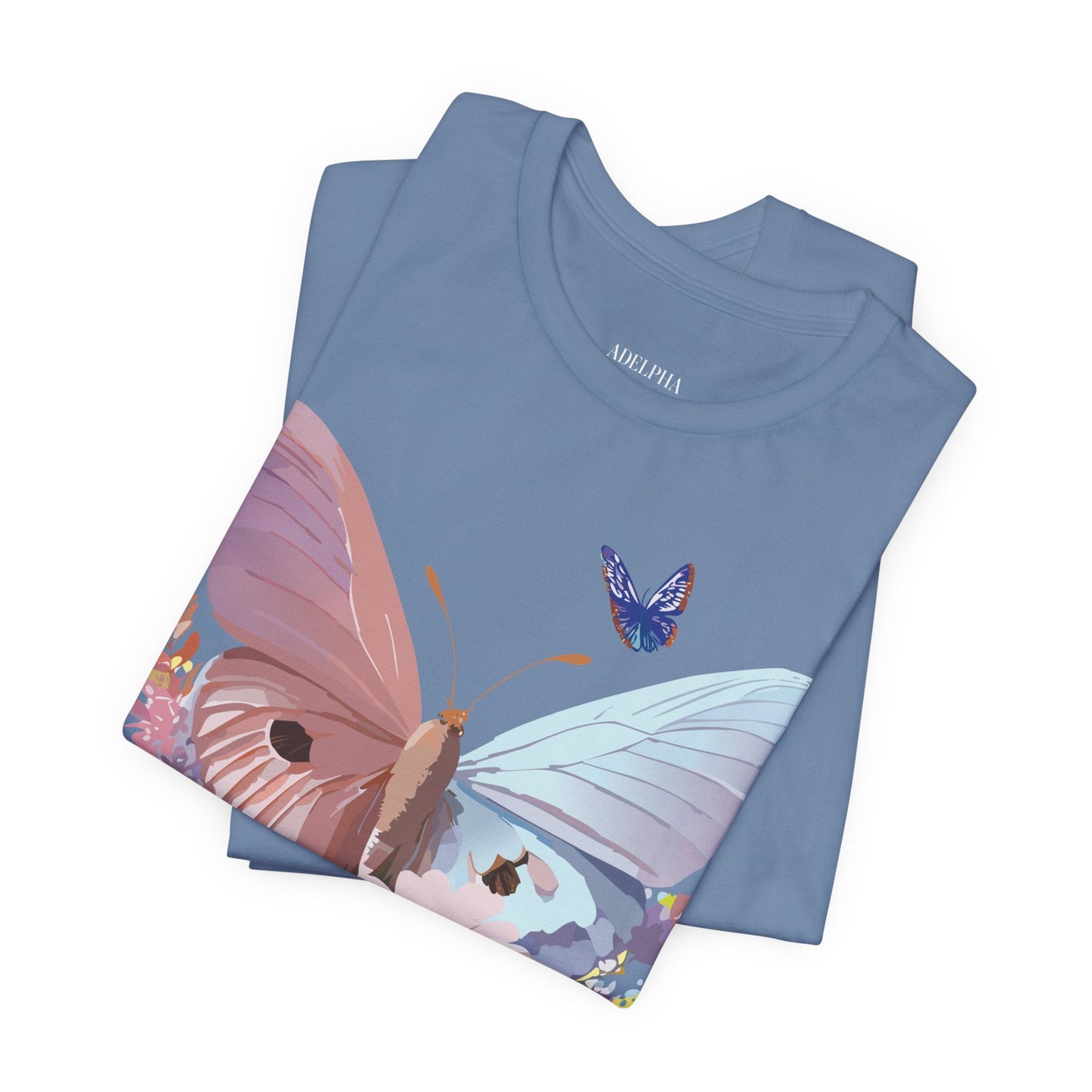 Butterfly Graphic Tee Unisex Jersey Short Sleeve Artwork By Adelpha