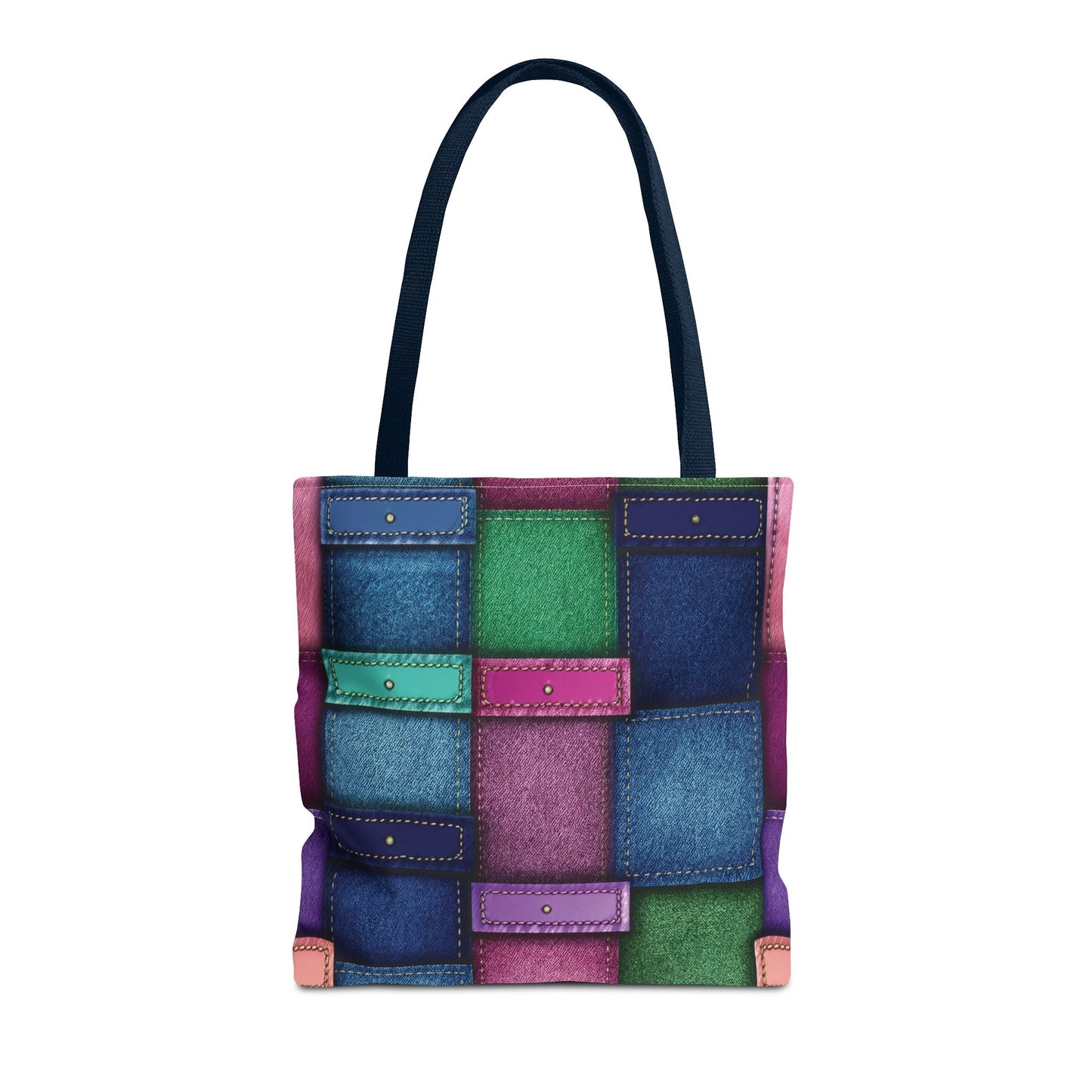 Denim Canvas Bag, Tote Bag Denim Printify