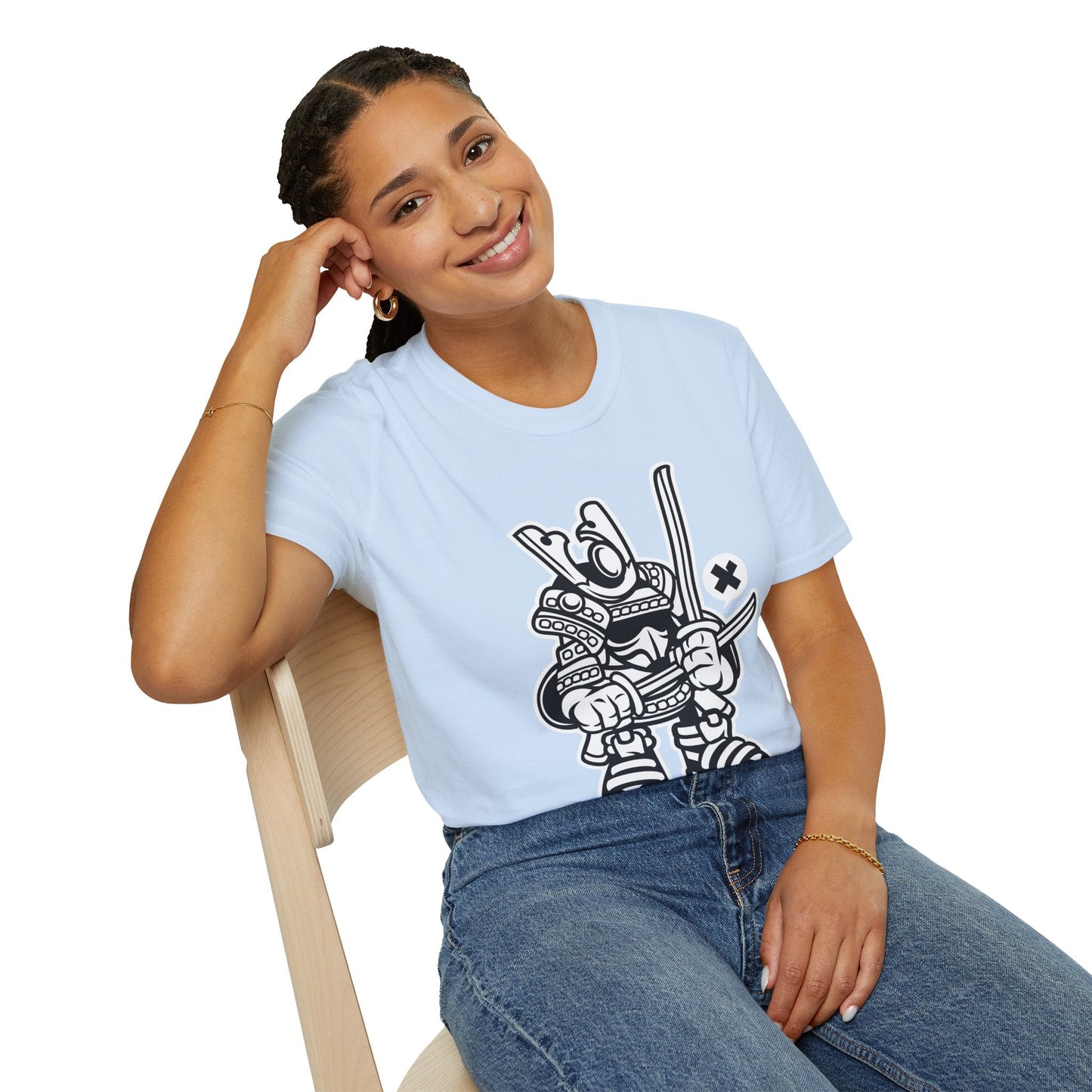 Cartoon T Shirt Unisex Animation Tee Funny Tee Gildan Softstyle 64000 100 Percent Cotton