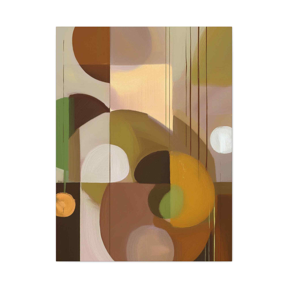 Abstract Geometric Painting Print Canvas 20x24,20x30,24x30 24x32,24x36,30x40 32x48,36x48,40x60 Pine-Wood Inner Frame ABS-54
