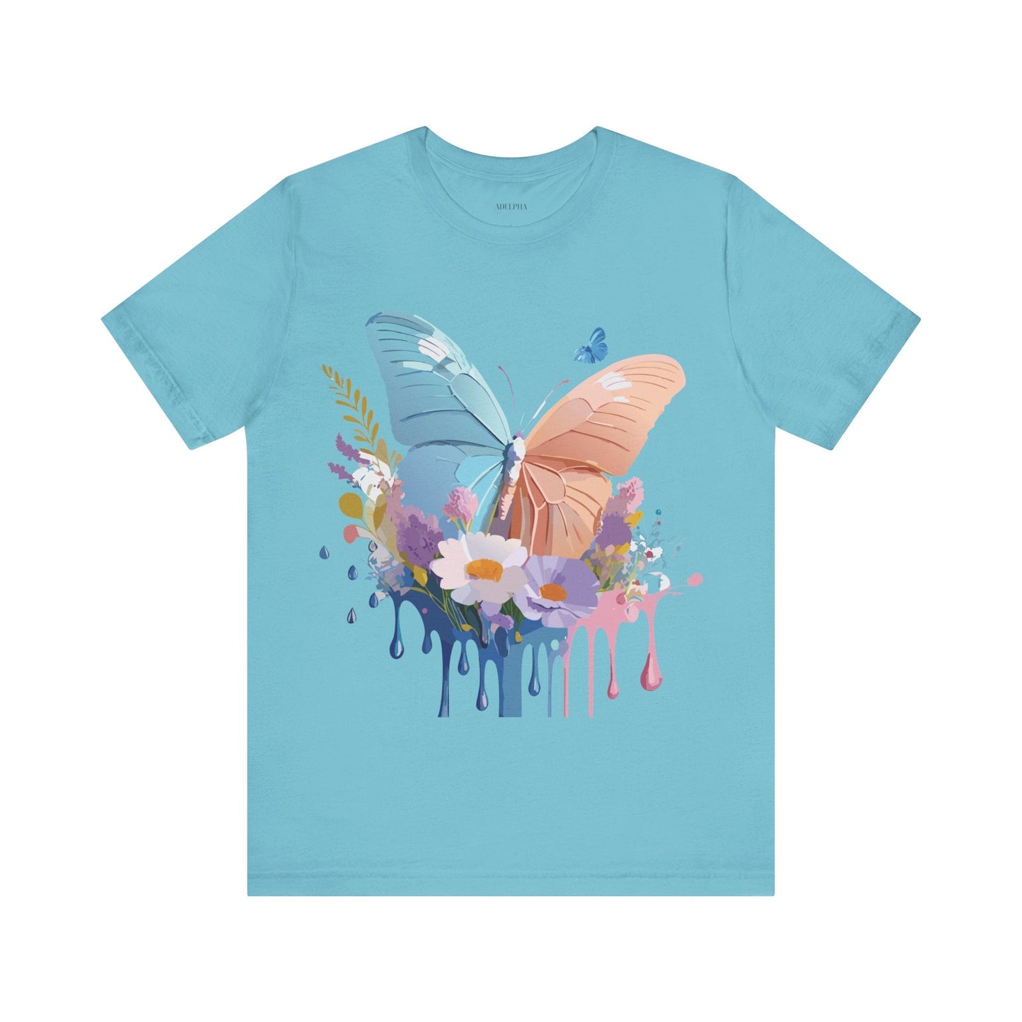 Butterfly Graphic Tee By Adelpha Unisex Vintage Inspired Art Shirt