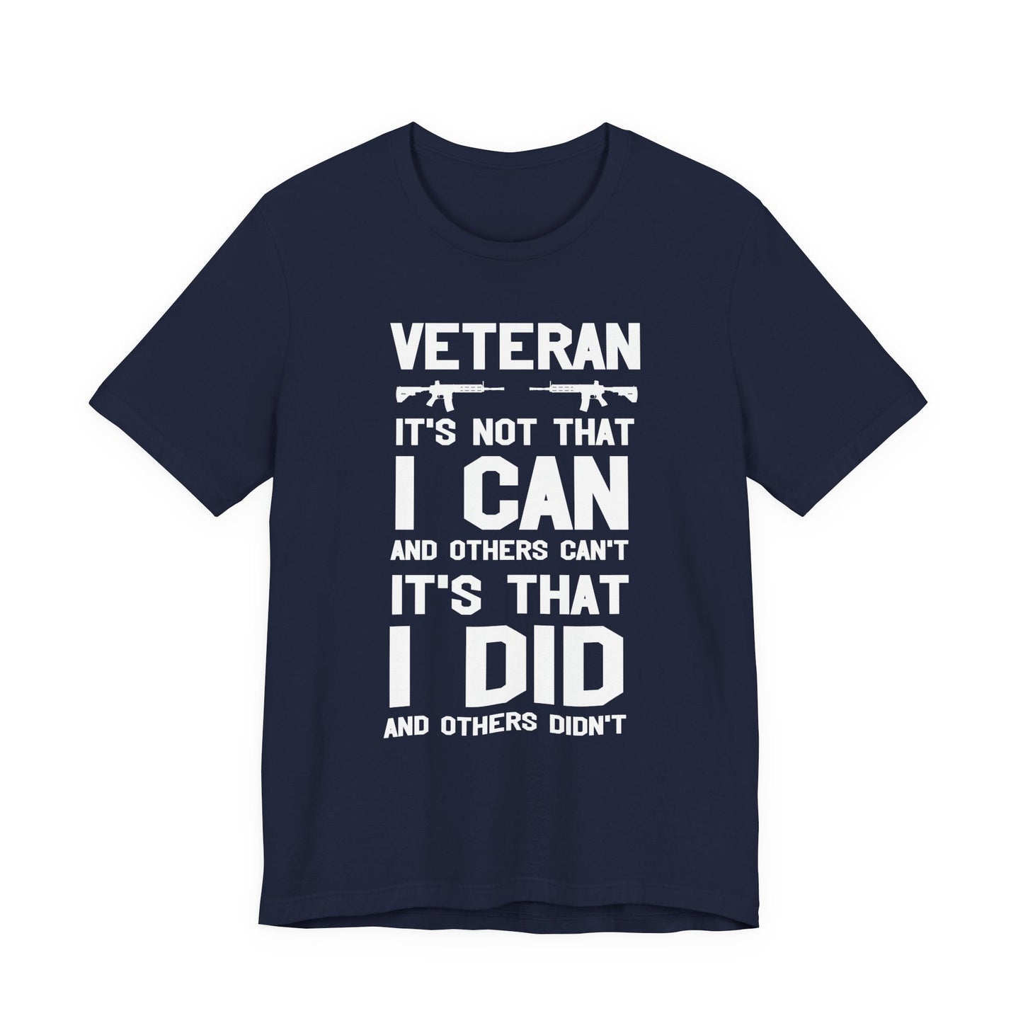 Army Veteran Patriotic Graphic Design Unisex Cotton T-Shirt v61