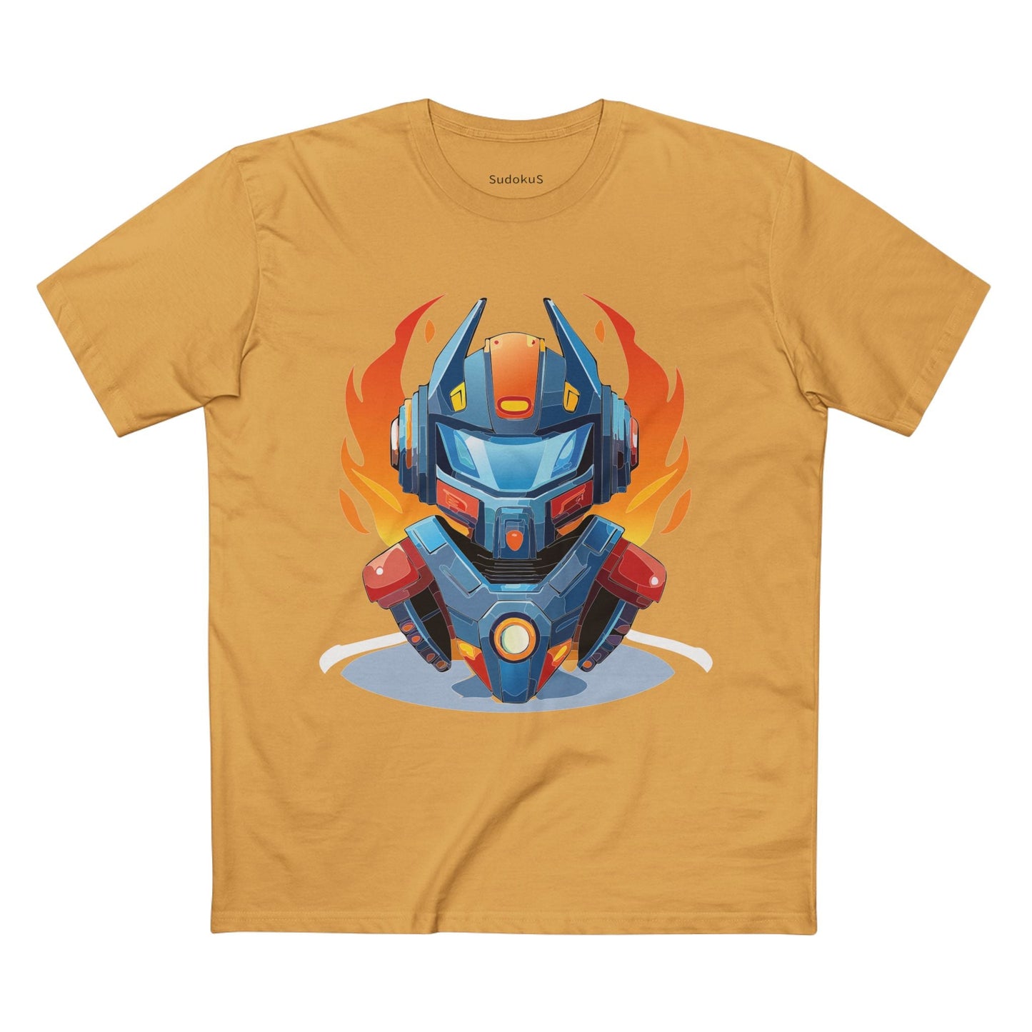 Cyborg Robot Graphic Unisex 100 Cotton Staple Tee 6