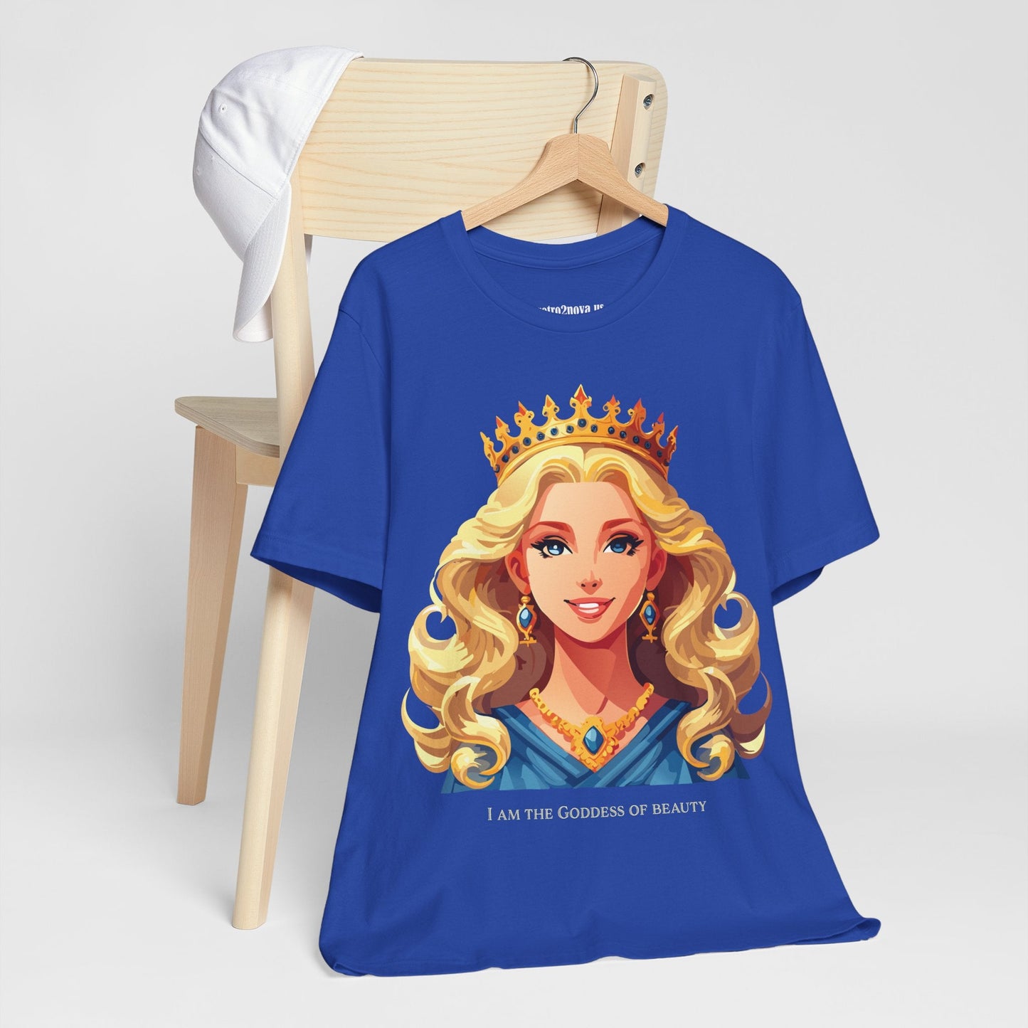 Goddess Shirt Graphic Tee Unisex Cotton Short Sleeve With Original Retro2Nova Art