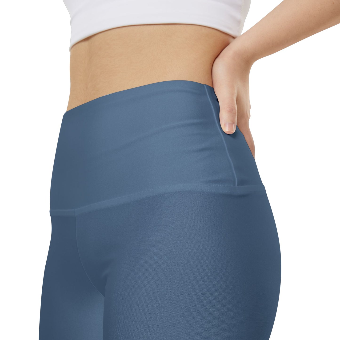 Eastern Blue Women's Workout Shorts — Solid High-Waist Biker Shorts for Exercise & Everyday Wear