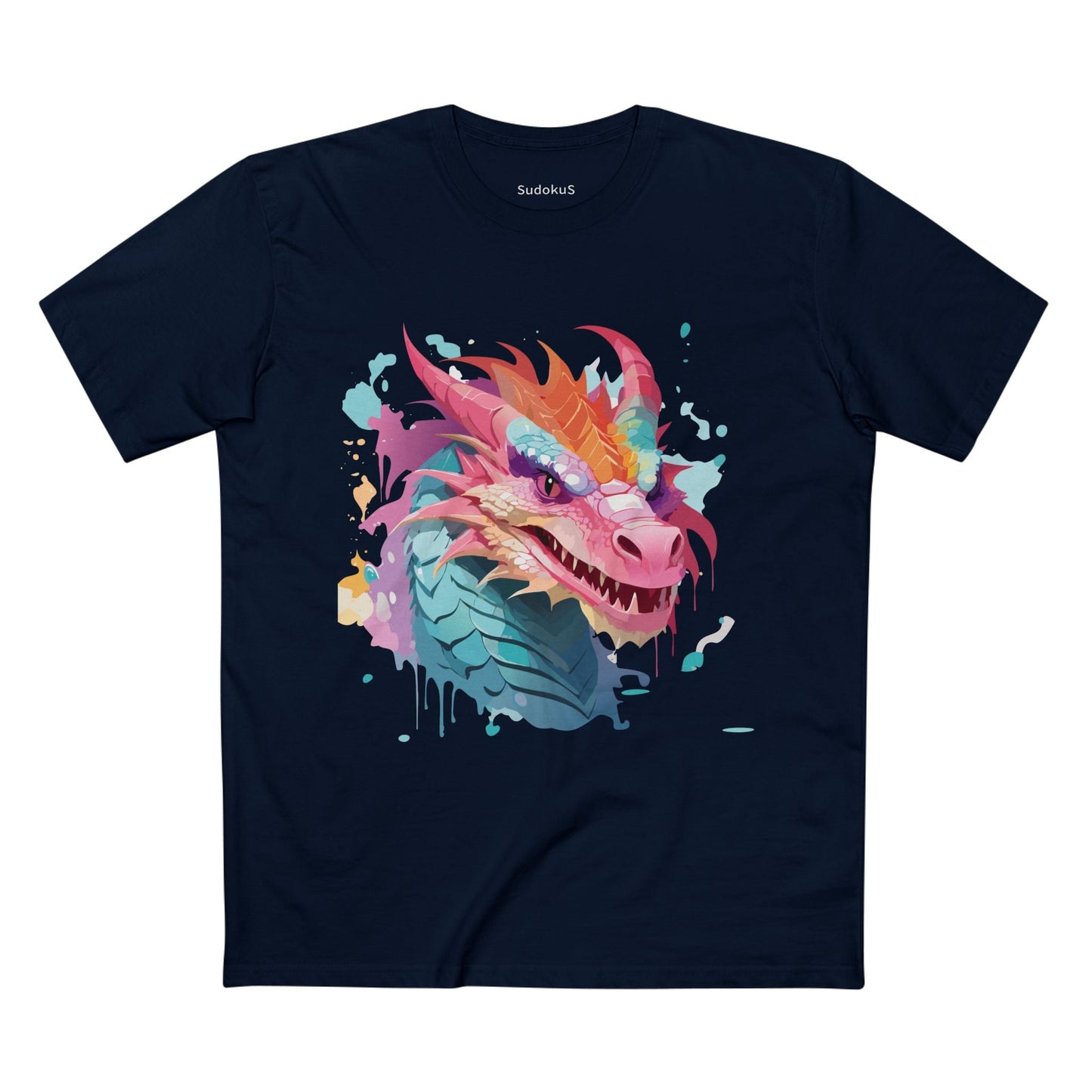 Dragon Graphic Unisex 100 Cotton Staple Tee 1