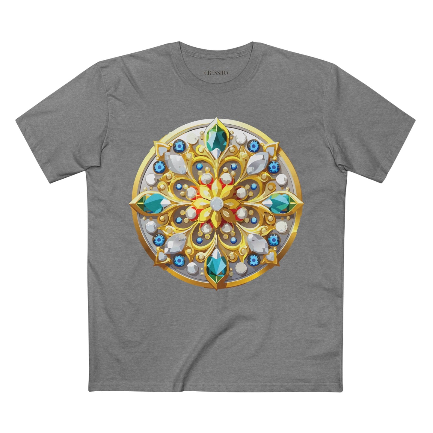 Medallion Graphic T-Shirt Unisex 100 Cotton With Gold Art Design Medal Tee 2
