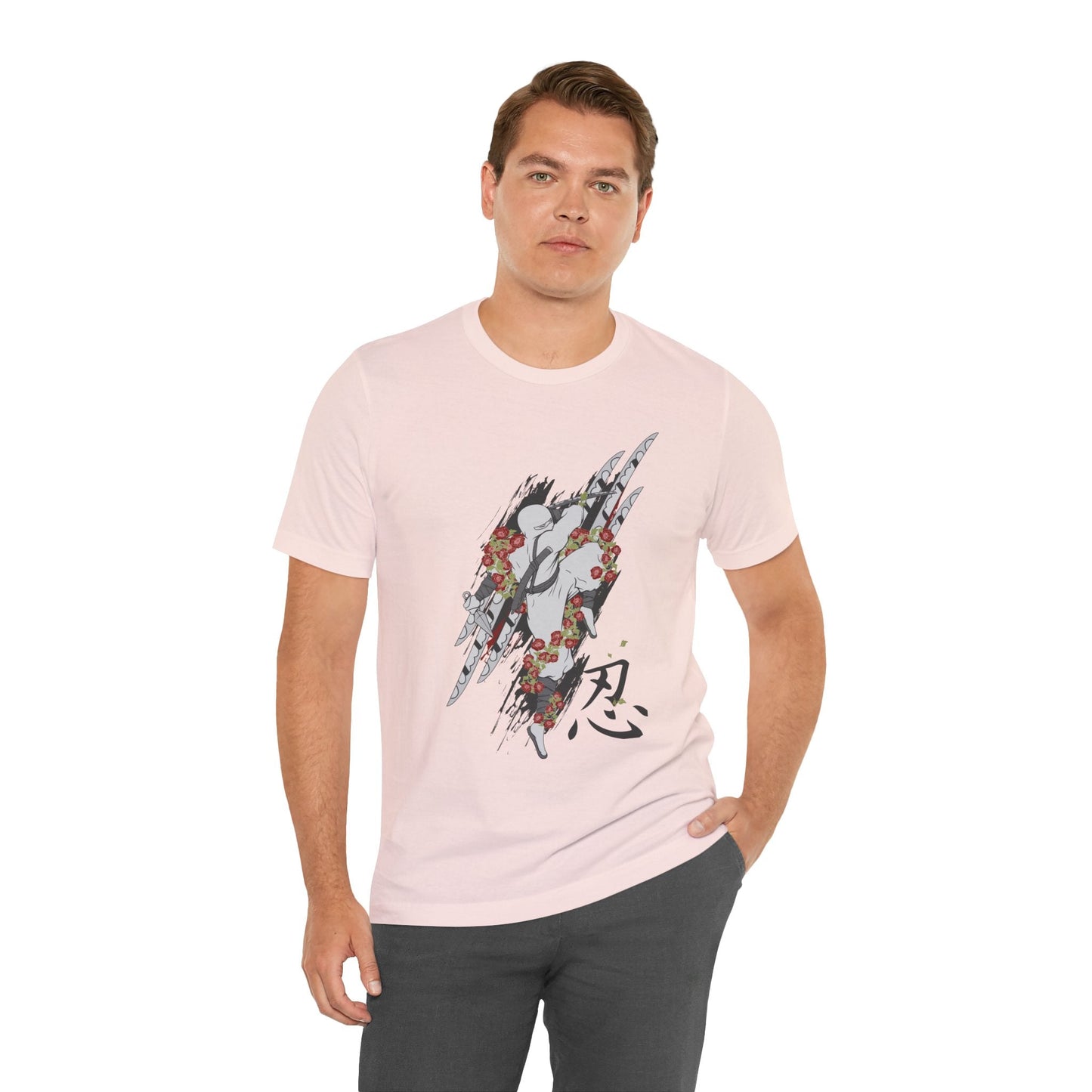Ninja Samurai Artwork Graphic Unisex Cotton T-Shirt r5