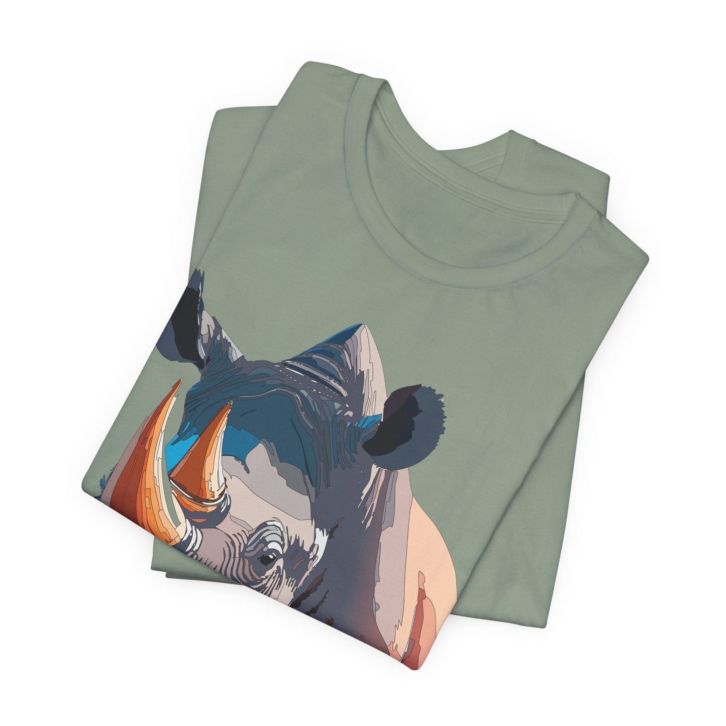 Unisex Animal Shirt Tee With Art Design Wild Animals Gildan Softstyle 64000 Graphic Tee