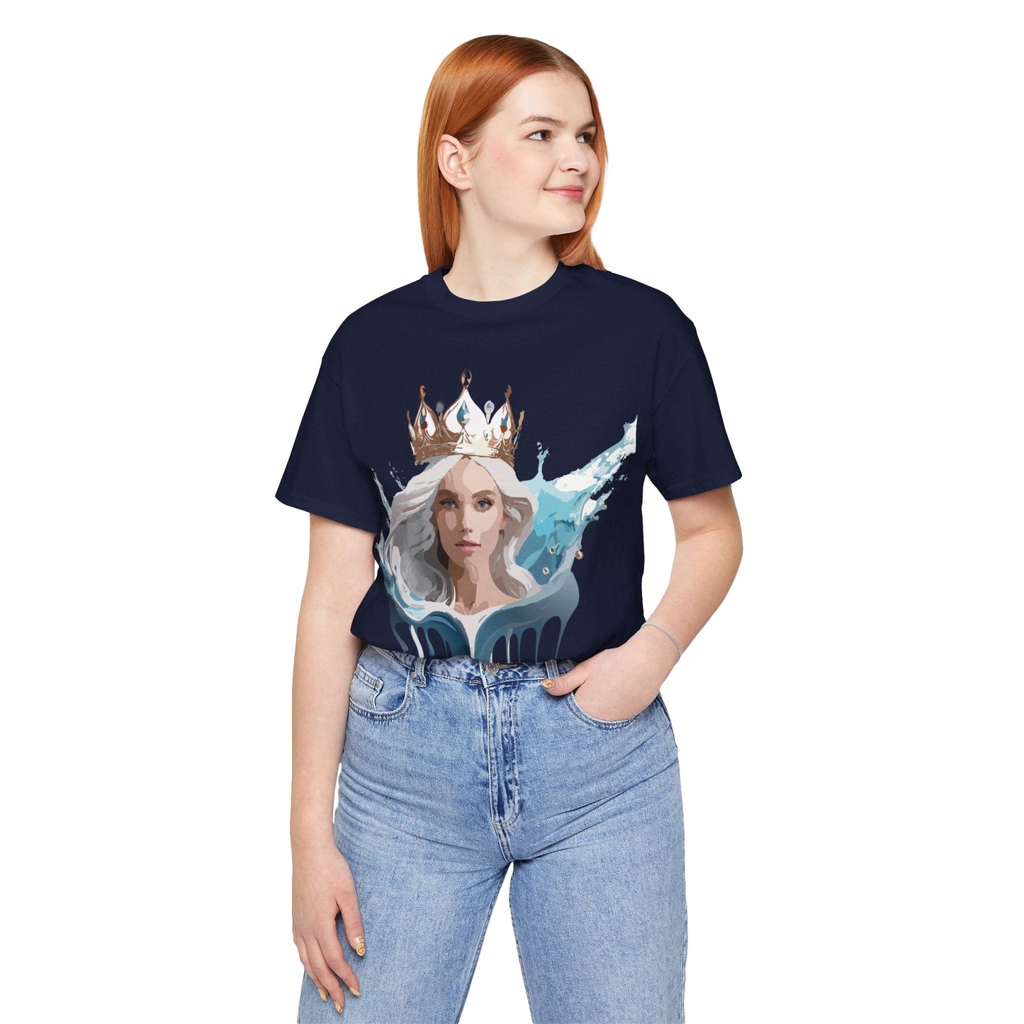 Queen Graphic T Shirt Unisex Jersey Short Sleeve Tee With Vintage Inspired Artwork Adelpha