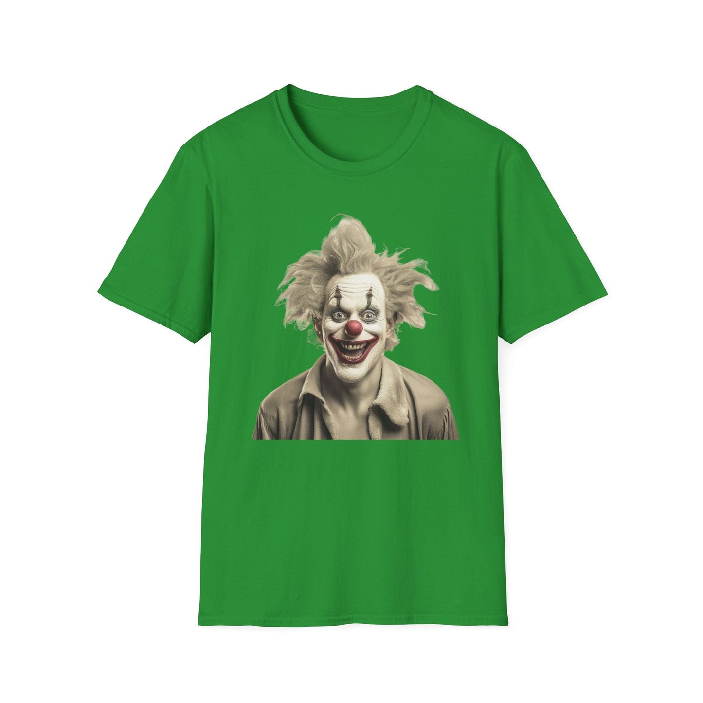 Clown Shirt Unisex T Shirt Funny Man Circus Shirt Scary Man Shirt Softstyle Gildan 64000