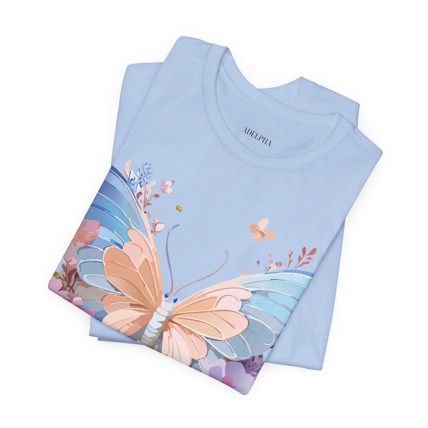 Butterfly Graphic Tee Unisex Jersey Short Sleeve Art Design Adelpha