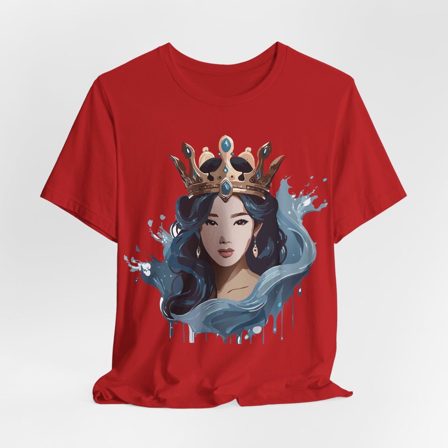 Queen Graphic Tee Unisex Vintage Inspired Art Design Shirt By Adelpha Jersey Short Sleeve