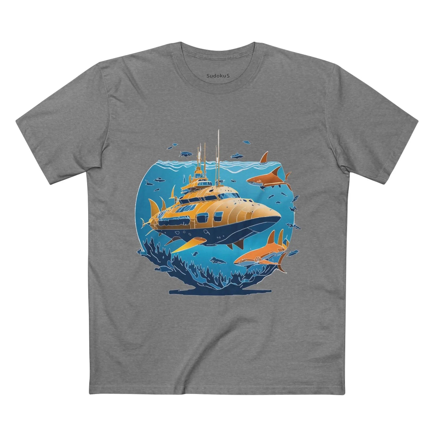 Ocean Coast Graphic Unisex 100 Cotton Staple Tee 14
