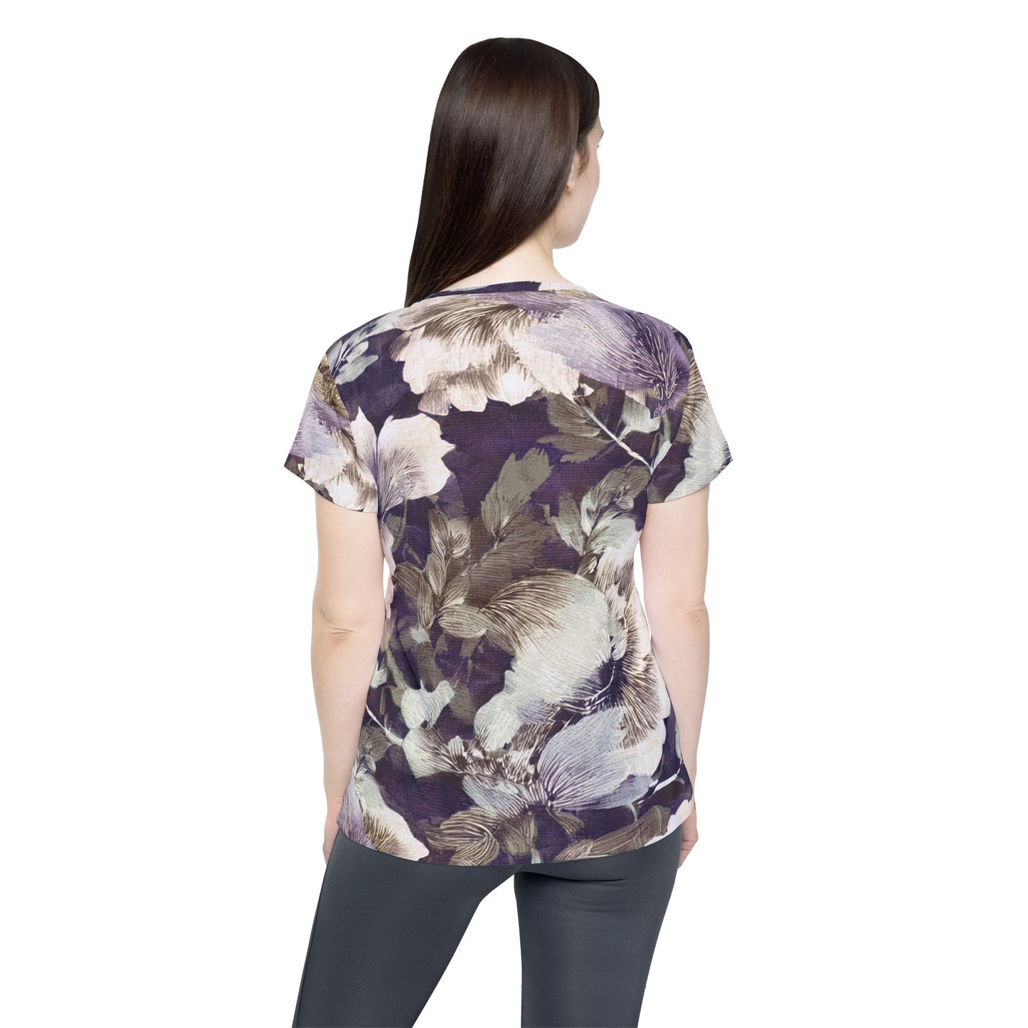 Women Poly Shirt with Floral Print F254