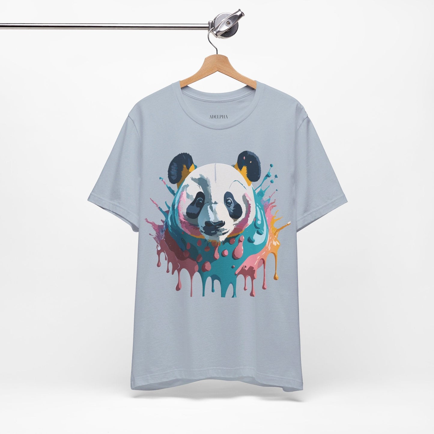 Panda Graphic T Shirt Unisex Jersey Short Sleeve Adelpha Vintage Inspired Art Tee Premium Quality