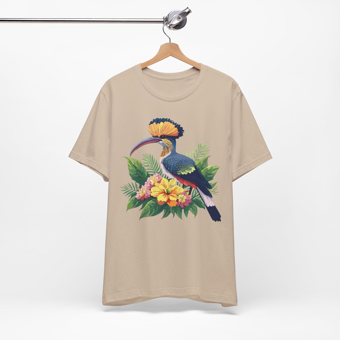Unisex Animal Tee Shirt With Art Design Wild Animals Short Sleeve Jersey Tee For Everyday