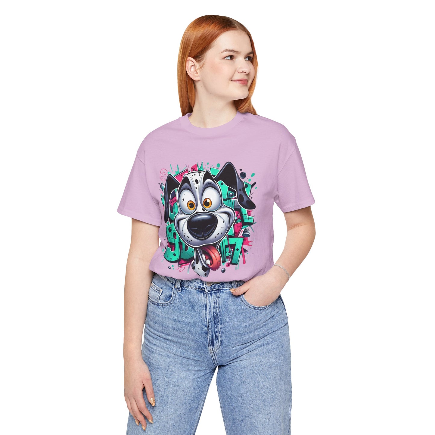 Viki Animal Tees, Dog Tee Shirt, Funny Dog T-Shirt, Art Design Top, Funny Animal T-Shirt, Graphic Tee