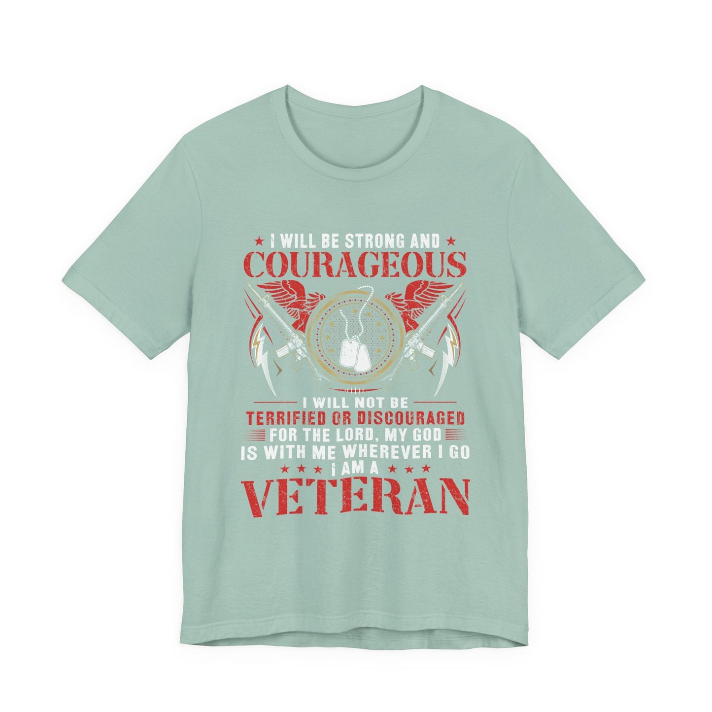Army Veteran Patriotic Graphic Design Unisex Cotton T-Shirt v37