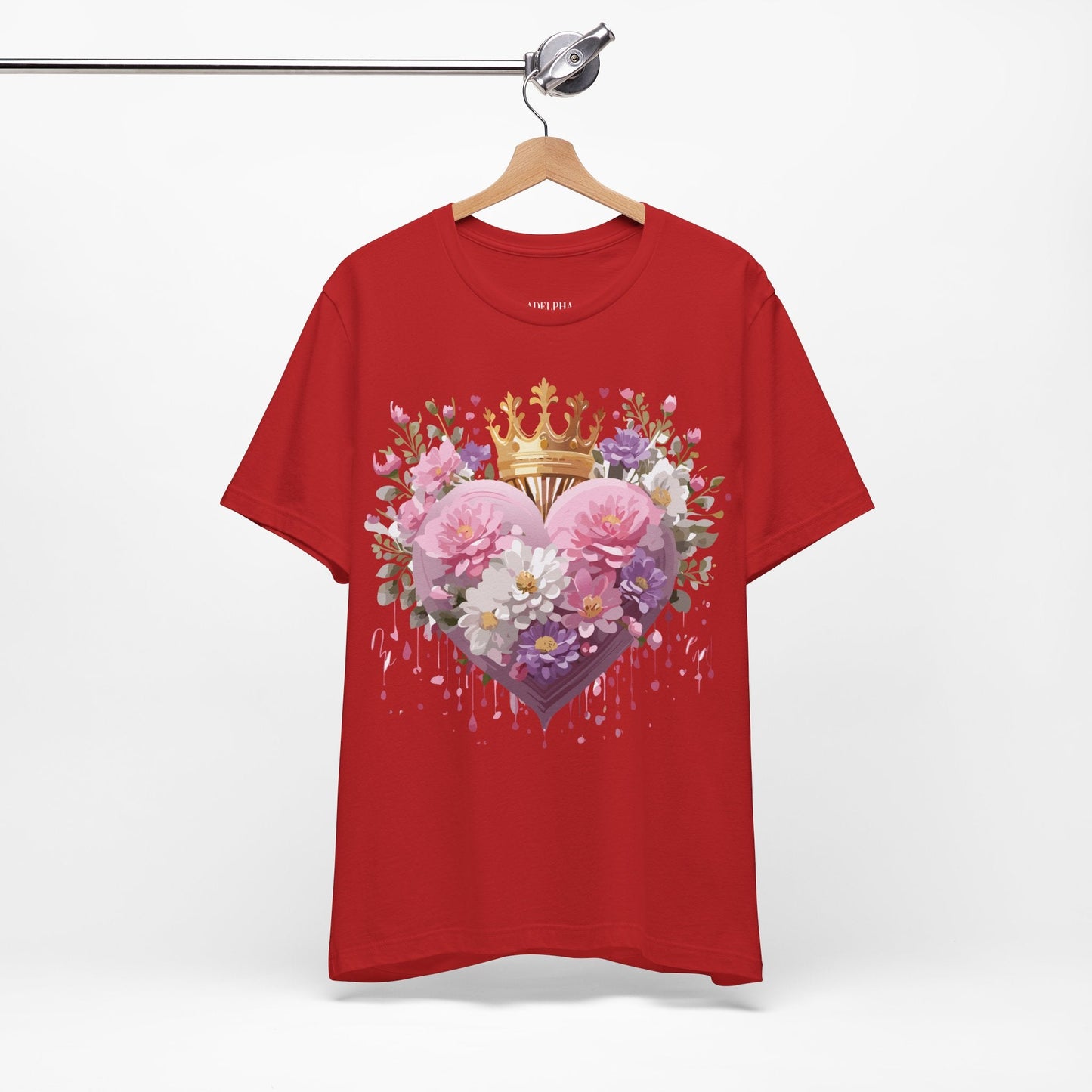 Valentine Graphic T Shirt Unisex Jersey Short Sleeve Adelpha Art Design Tee Vintage Inspired