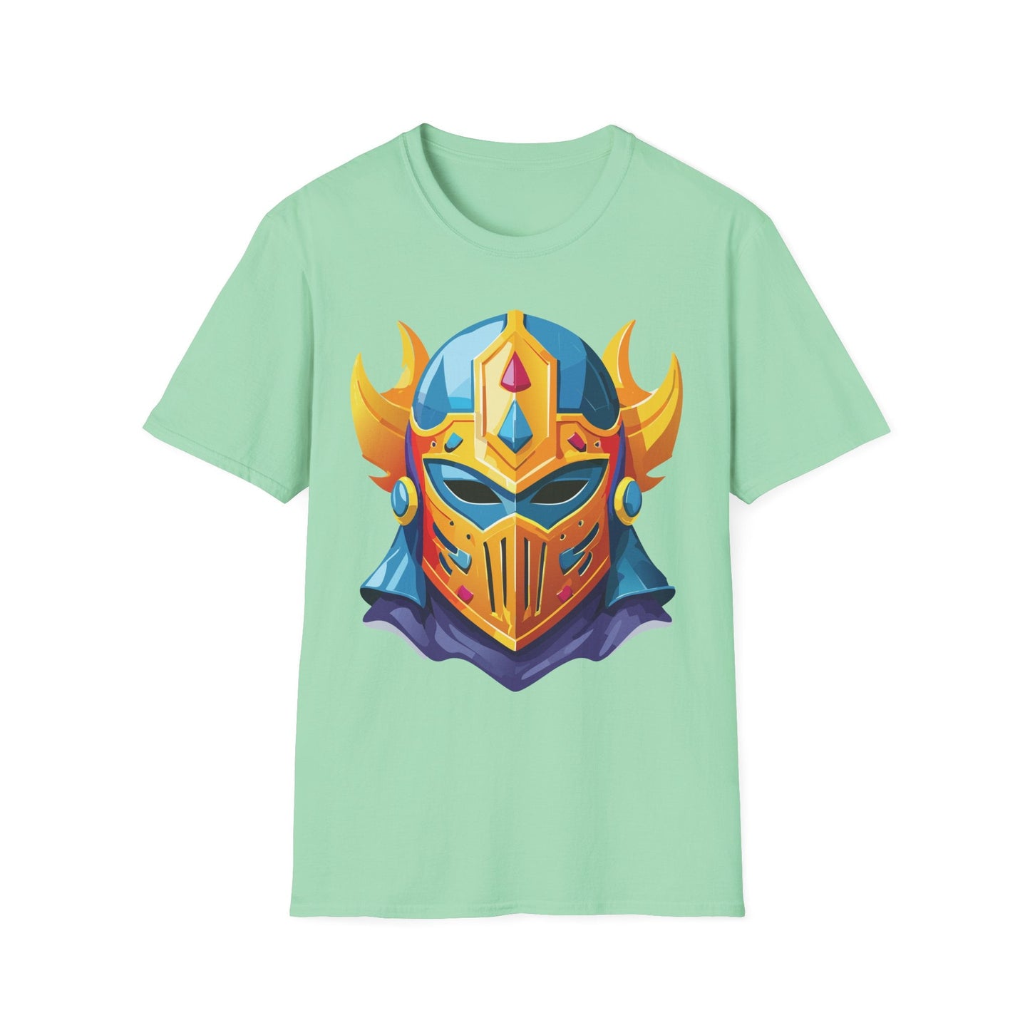 Mask Tee Shirt Unisex Softstyle T Shirt With Mask Design Masquerade Tees For Everyday Comfort