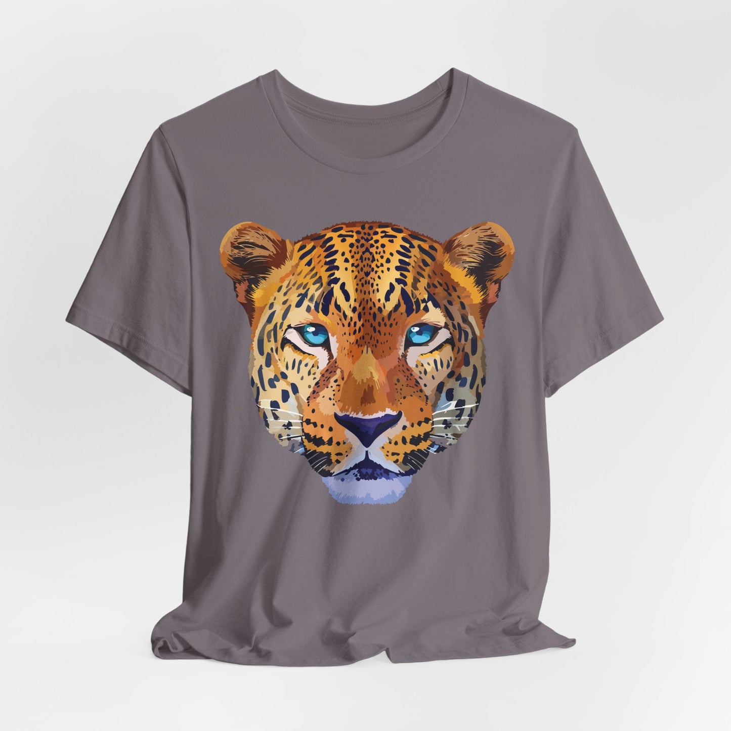 Unisex Animal Print Tee Shirt With Art Design Wild Animals Graphic Tee For Everyday Wear