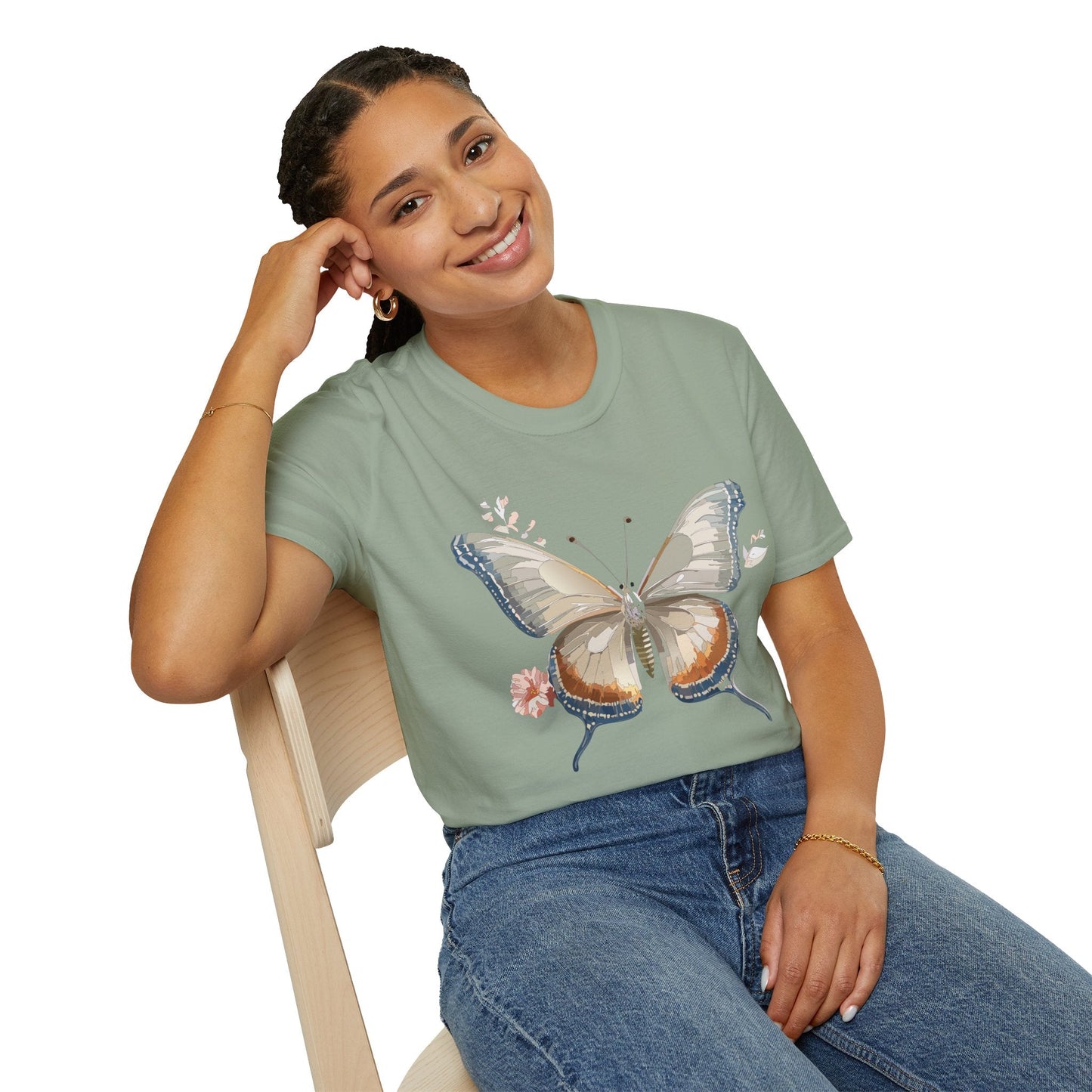 Butterfly Shirt Unisex Softstyle T Shirt Gildan 64000 Monarch Butterfly Tee Everyday Comfort