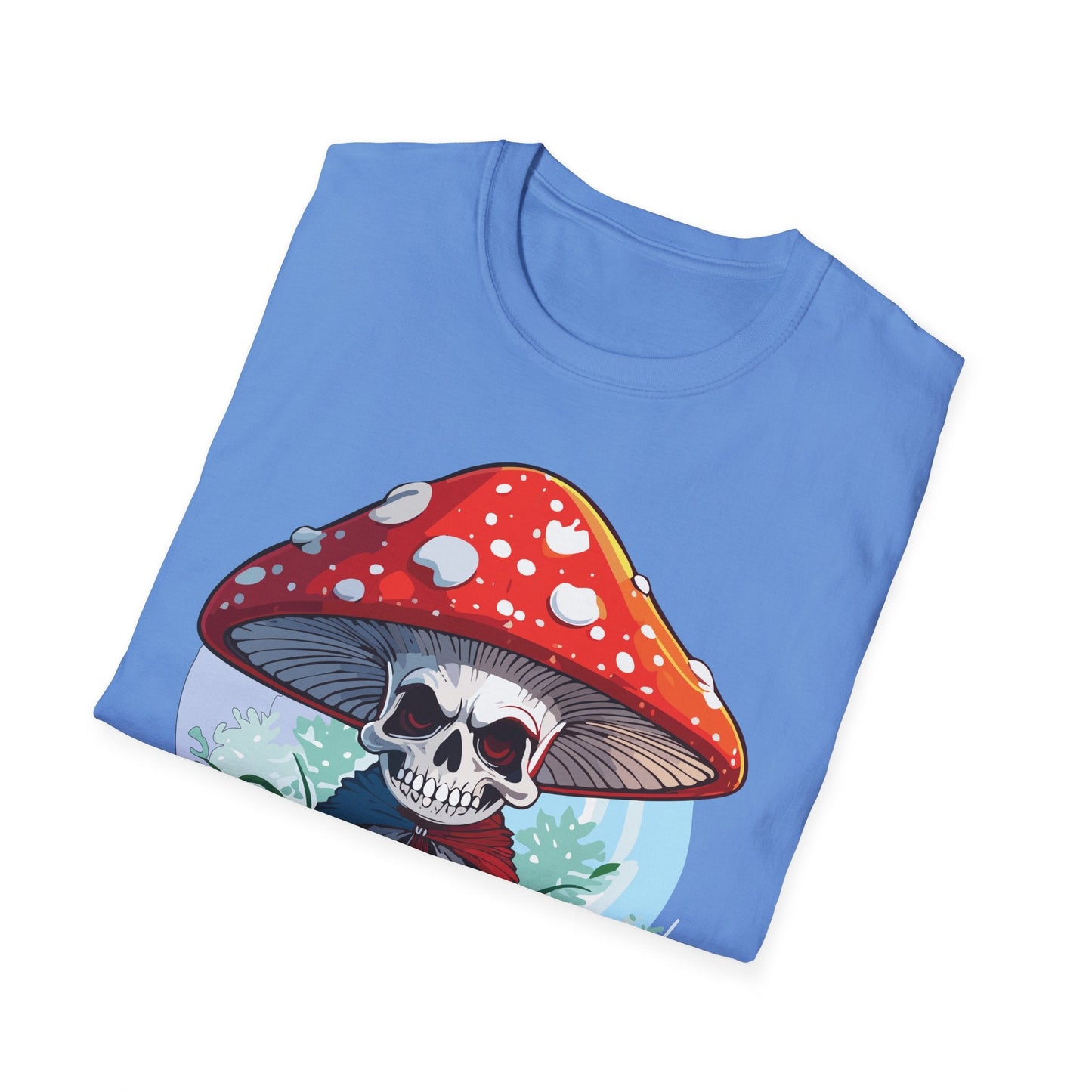 Mashroom Tee Shirt Unisex Gildan Softstyle Short Sleeve Cotton Tee With Funny Mashroom Graphic