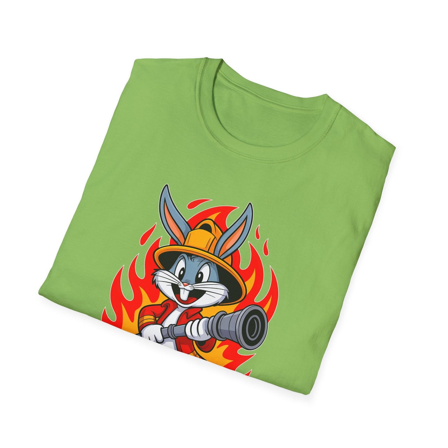Cartoon Bunny Graphic Unisex Cotton Animal Animation Artwork Design Tee 11